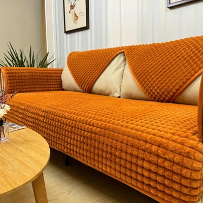 Huidvriendelijk Sofa Zitkussen Multifunctionele Sofa Hoes Combinatie Woonkamer Universeel Antislip Comfortabele Handdoek 90x90cm 1pcs