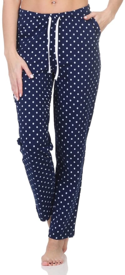Dames pyjamabroek lang mix & match in effen kleur - perfect te combineren
