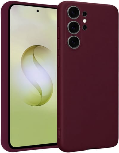 Hoesje - Geschikt voor Samsung Galaxy S26 Ultra - Sterk & Shockproof - Hoes Cover - Siliconen Case - Telefoonhoesjes - Aubergine