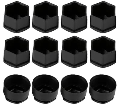 Dailygoods- Wielboutdop 17mm - 20 Stuks - Afdekkingen - Velgafdekking - Schroefdoppen - Eenvoudig te Installeren - Hoogwaardig Nylon PA66 - Wielmoerafdekking