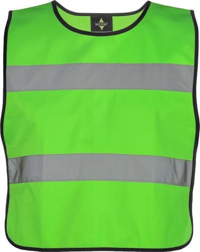 KX102 Korntex Veiligheid Poncho Kind - Maat XS (3-4 jaar) – Neon Groen