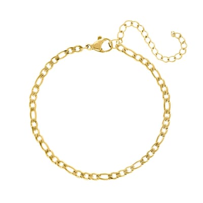 Planet Pink - Everyday armband schakel goud - Stainless Steel - Roestvrij Staal rvs - Waterproof