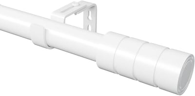 Dailygoody - Verlengbare Gordijnroede - Verstelbare Gordijnroede - Eenvoudige installatie - Wit - Eyelet Gordijnroede - Ideaal voor Woonkamer en Slaap