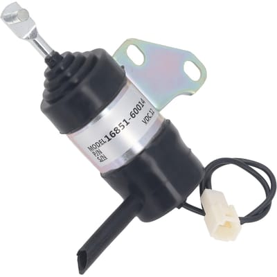 12V Afsluitmagneetklep 16851‑60014 Brandstofstopmagneetklep voor Kubota Z482 D902 D722 Graafmachine