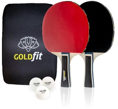 Tafeltennisbat Set voor Beginners en Professionals - Complete Tafeltennis Set met 2 Baten en 3 Ballen, Geschikt voor Vrijetijdsbesteding en Wedstrijden