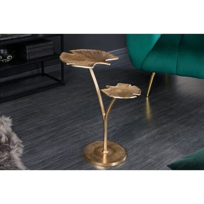 Bijzettafel Ginkgo Leaf goud