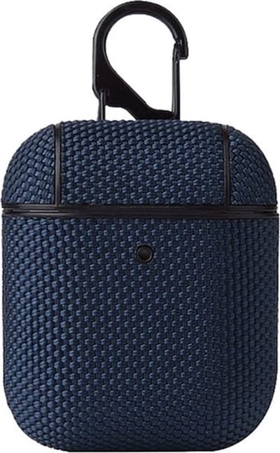 AirPods hoesjes van By Qubix - AirPods 1/2 hoesje - Hardcase - Business series - Blauw Airpods Case Hoesje voor Airpods Airpods 1 Airpods 2 Hoes