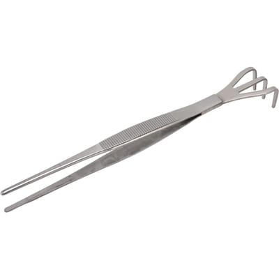 Wortelhark met Pincet 3 Tanden Roestvrij Staal Bodem Losmaken Bonsaiboom Gereedschap met Ergonomisch Handvat