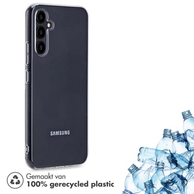 Accezz Hoesje - Geschikt voor Samsung Galaxy A34 (5G) - 100% recycled Clear Backcover - Transparant