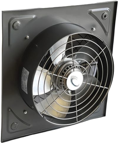 Krachtige Axiale Wandventilator Inbouw 300mm - Geschikt voor Raam of Afvoer