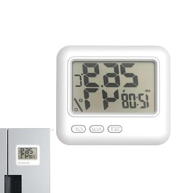 Thermo-hygrometer Binnen - Temperatuurmeter Vochtigheid - Klimaat Bewaken - Groot LCD Scherm - 8.4 cm - Wit