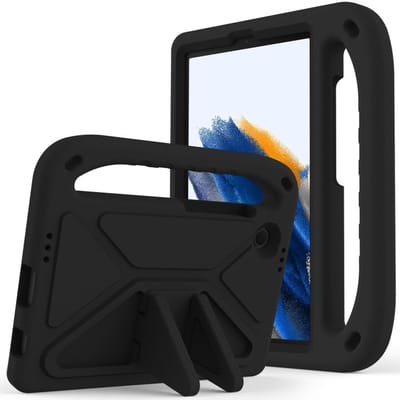 Coverup Tablethoes geschikt voor Samsung Galaxy Tab A11 (8,7") / Tab A9 Hoesje - ShockProof Kids Case - Zwart