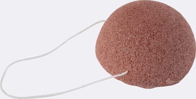 Konjak spons Roos - rood - exfoliëren - 100% natuurlijk - gezichtsreiniging