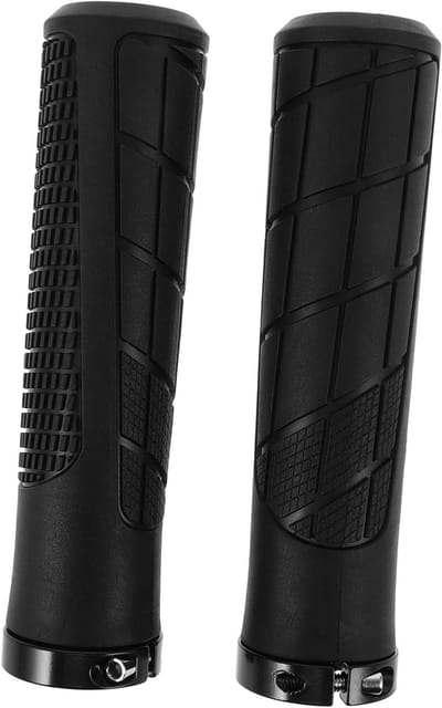 Fiets Handvatten - Ergonomische Grips - Comfortabel Fietsen - Antislip Ontwerp - 14 cm Lengte - Zwart