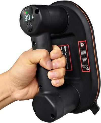 Elektrische Zuignap 300 kg met Batterij en Nabezuigfunctie voor Tegels en Glas