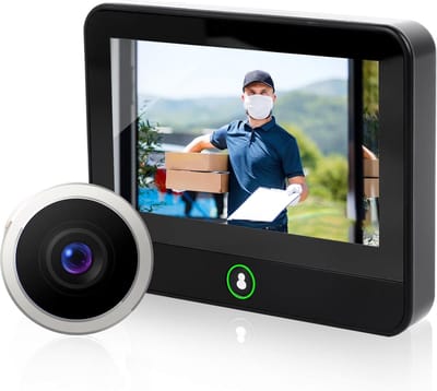Digitale deurspion met 1080p camera breed zicht auto-imaging thuiskantoor eGuard Spy Camera