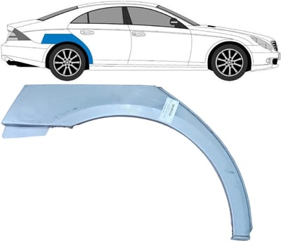Reparatiepaneel achterspatbord voor Mercedes CLS-Class 2004-2011 / Rechts