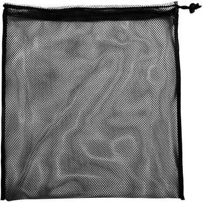Sac d'équipement de sport en maille, sac de rangement à cordon pour chaussures de balles de Tennis et de Squash gray