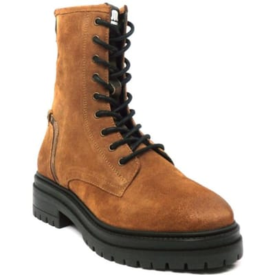 Maruti Bonnie Veterschoenen Hoog - Cognac - Maat 38