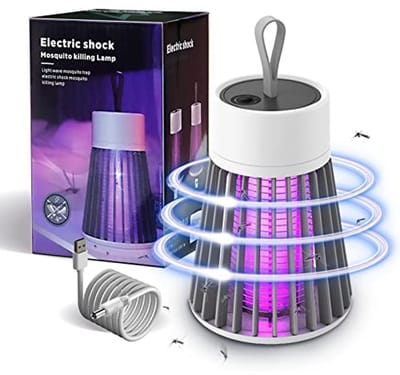 Elektrische Insectenvernieter met Accu - USB Oplaadbare Muggenlamp - Veilig en Chemievrij - Met Reinigingsborstel voor Binnen en Buiten