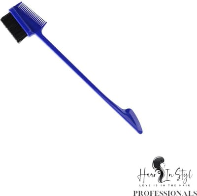 Haar in Stijl® Edge Brush Kam Blauw Haarverdeler Kam Styling Precisietool