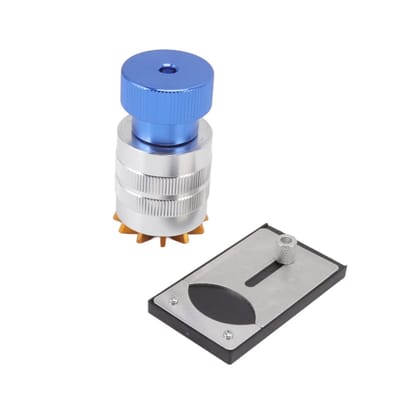JHUBERS - Horlogeopener Gereedschap - Verstelbaar Klok Back Remover - Eenvoudig te gebruiken - Blauw - Batterijwissel - Duurzaam en veilig - Geschi...