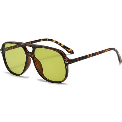Lunettes de Soleil Pilote Colorées Vintage pour Conduire Dehors Lunettes Dame Homme Femmes Hommes Tendance Vintage Lunettes de Soleil Designer UV400