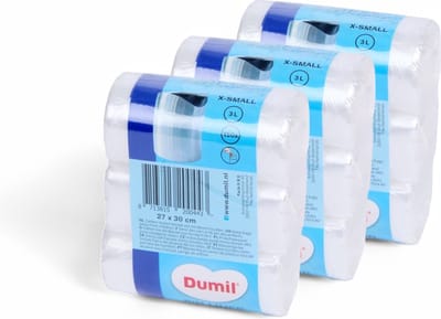 Dumil Afvalzakjes 150 zakken van 3 Liter - 3-pack