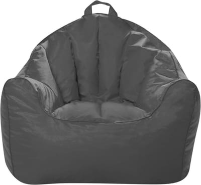 Zitzak Stoel - Lounge Zetel - Ontspannen Zitten - Ondersteunende Rugleuning - Ideaal voor Tieners - Houtskool Grijs