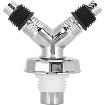 Dubbeldoel Y-buisconnector Vloerafvoer T-stuk Adapter Afvoerafdichtingstool voor Wasmachine(Y gray