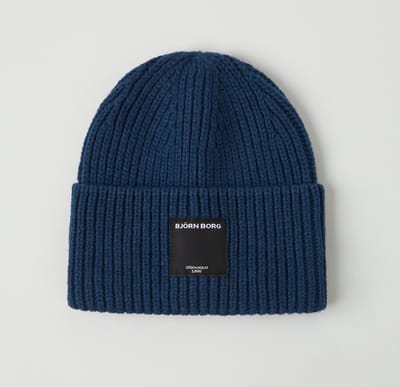 Björn Borg Centre knit beanie - petrol