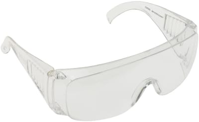 GEKO Veiligheidsbril - Krasbestendig - Transparant - Polycarbonaat - 160 x 60 mm
