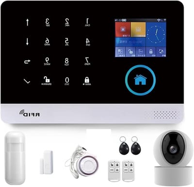 Slim Alarmsysteem - Woning Beveiliging - Huis Beschermen - Touchscreen Bediening - 10x10x10 Millimeter - M-103