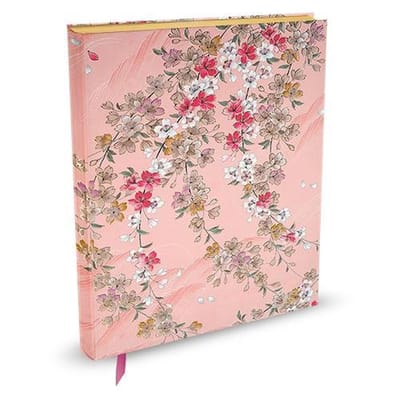 Peter Pauper Bookbound notitieboek - Cherry Blossoms - 16x21 cm