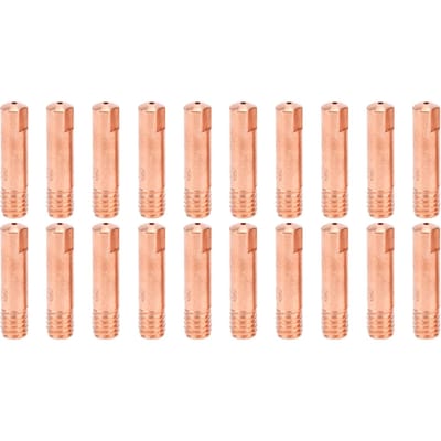 60 Stuks MIG Lassen Contacttip Koperen Geleidende Mondstuk voor Lasaccessoires 15AK x 0.9