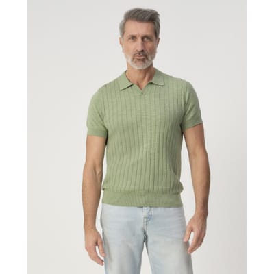 Campbell Poloshirt Polo Ss Nelson 103448 4221 Misteltoe Green Mannen Maat - XL