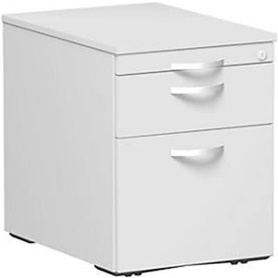 Verrijdbaar ladeblok ALICANTE, 1 schuiflade, hangmappenlade, B 430 x D 600 x H 566 mm, lichtgrijs