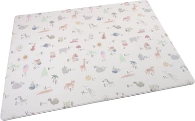 Speelmat baby 100 x 140 cm - ABC - zacht,afwasbaar & antibacterieel - voor binnen en buiten - premium speelmat - Little gem - Belgisch merk