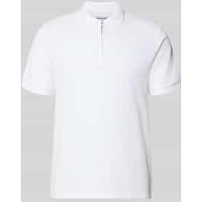 JACK&JONES - JJEAUSTIN ZIP POLO SS NOOS - Heren - Polo's