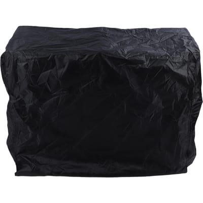 Brandhoutrekhoes 4FT Oxford Doek Waterdicht Zonwerend Houtstapelhouderhoes voor Buiten Binnen black