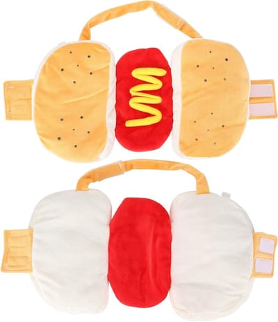 Hondencostuum in Hamburger Design voor Feestdagen - Perfect voor Honden en Kittens, Leuk en Comfortabel Outfit voor Dieren