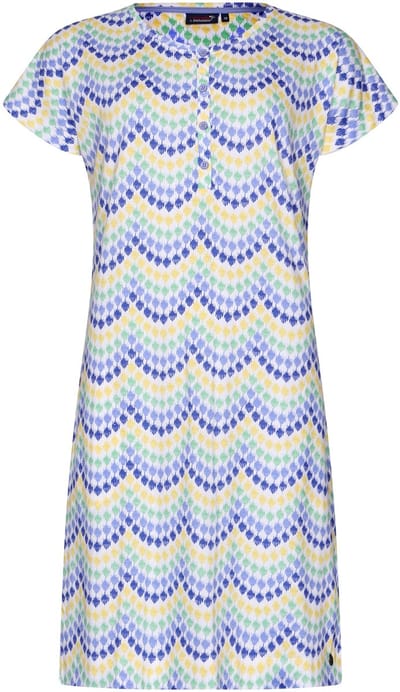 Dames Nachthemd Rebelle - Ikat - Bio Katoen - Maat 38