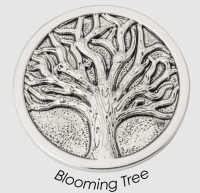 Quoins QMB-26L-E Black Label Blooming Tree staal zilverkleurig Large