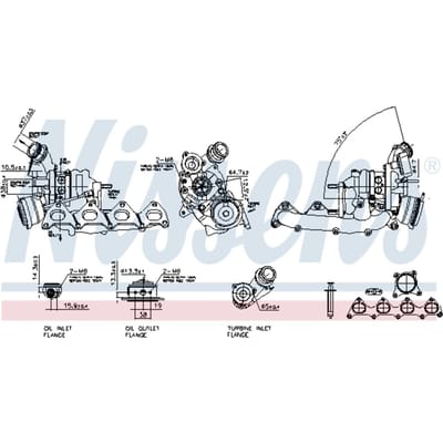 Supercharger, drukvulling NISSENS 93112