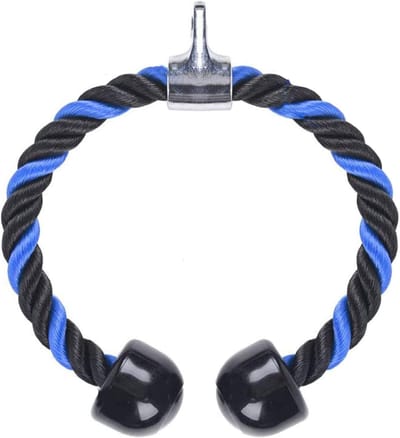 Tricepstouw 70 cm voor pull down training - nylon fitness kabelgreep voor triceps workout, krachtstation accessoires en dubbele greep tool