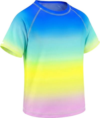 Rashguard Shirt voor Jongens met UV-bescherming, Sneldrogend en Geschikt voor Wateractiviteiten, Perfect voor Strand en Zwemmen voor Kinderen van 3-11 Jaar