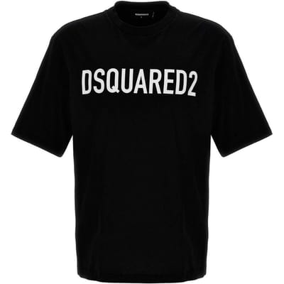 Dsquared2 T-shirt Black Talla: L | Camisetas con Decoración Impresa Outlet | Hombre | Negro