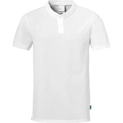 Uhlsport Essential Prime Polo Kinderen - Wit / Zwart | Maat: 140