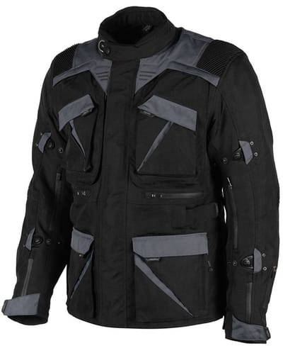 MOTOBLOUZ Motorvest TOEREN IN CAPETOWN Mannen|4-seizoenen|Zwart/Blauw grijs XXXXL CE-gekeurd