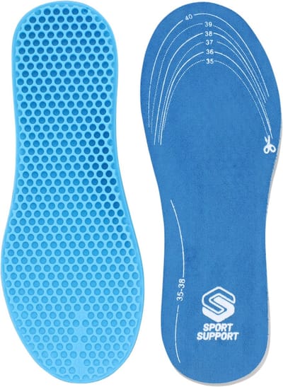 Gel Sport Inlegzolen Maat 35-41 | Op Maat Te Knippen | 1 Paar | Schokdempend |